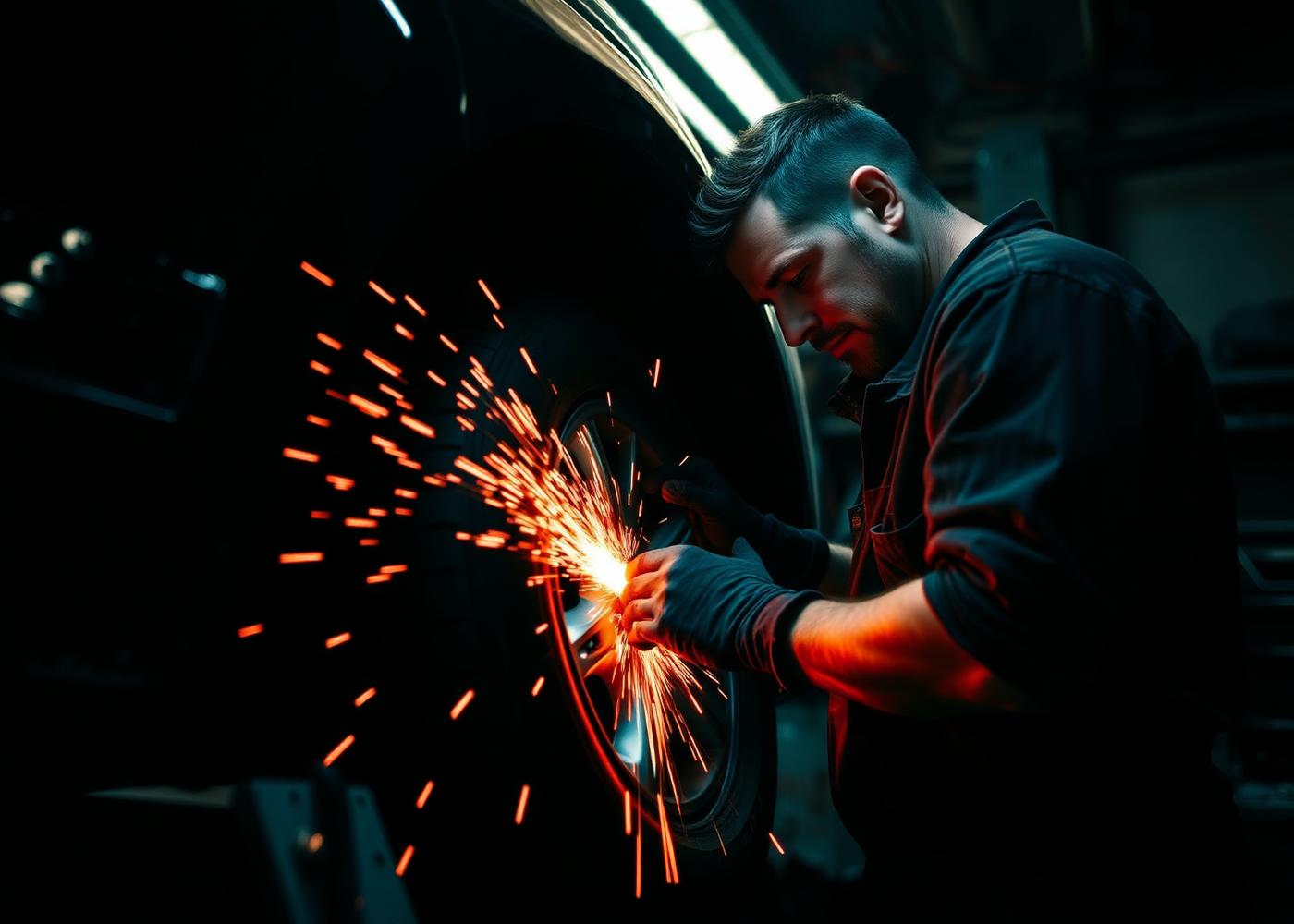 C.K Tyres workshop in Larnaca